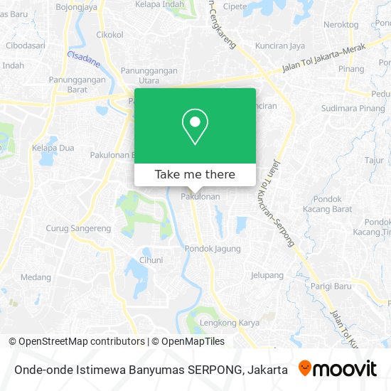 Onde-onde Istimewa Banyumas SERPONG map