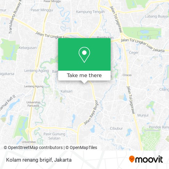 Kolam renang brigif map