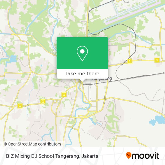 BIZ Mixing DJ School Tangerang map