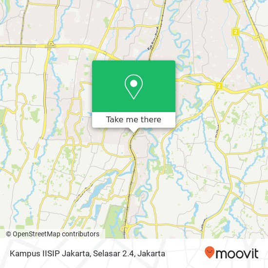 Kampus IISIP Jakarta, Selasar 2.4 map