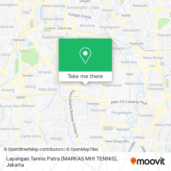 Lapangan Tennis Patra (MARKAS MHI TENNIS) map