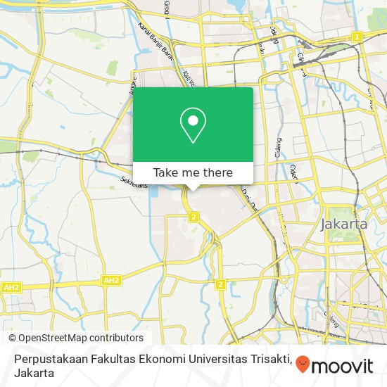 Perpustakaan Fakultas Ekonomi Universitas Trisakti map