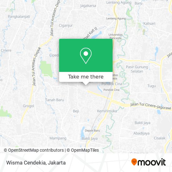 Wisma Cendekia map