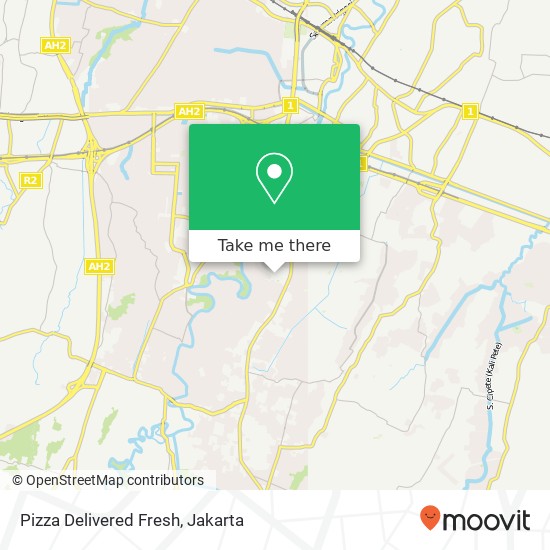 Pizza Delivered Fresh map