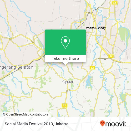 Social Media Festival 2013 map