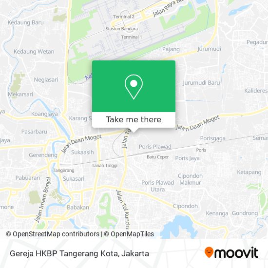 Gereja HKBP Tangerang Kota map