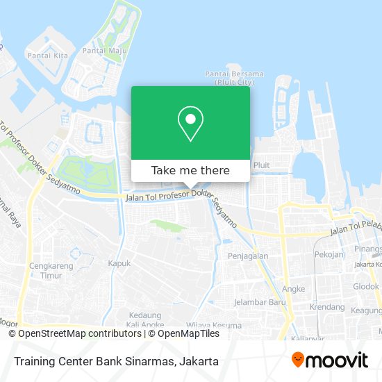 Training Center Bank Sinarmas map