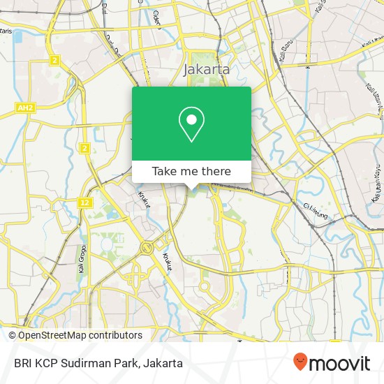 BRI KCP Sudirman Park map