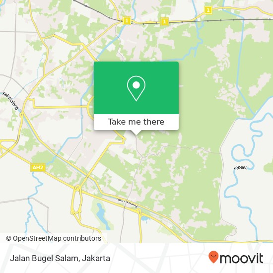 Jalan Bugel Salam map