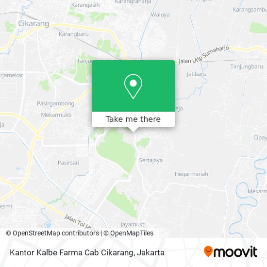 Kantor Kalbe Farma Cab Cikarang map