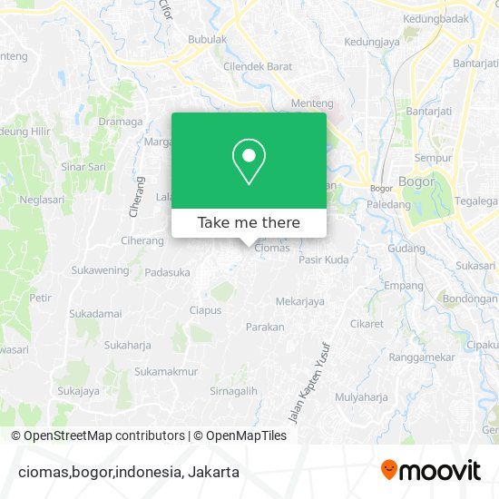 ciomas,bogor,indonesia map