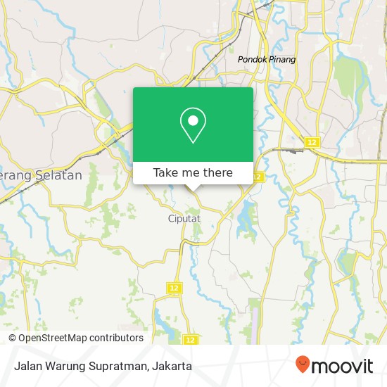 Jalan Warung Supratman map