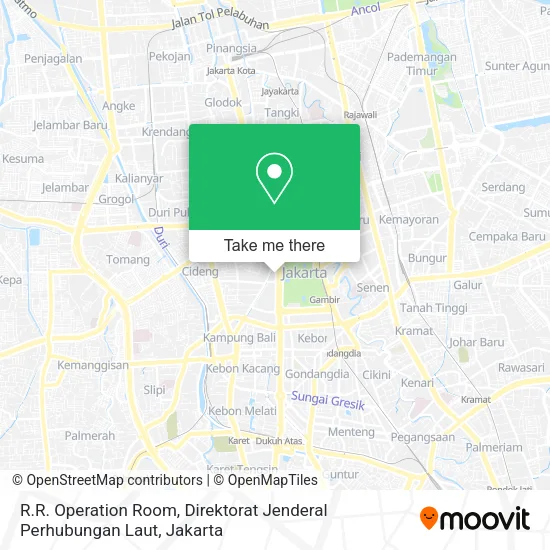 R.R. Operation Room, Direktorat Jenderal Perhubungan Laut map