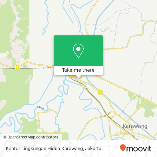 Kantor Lingkungan Hidup Karawang map