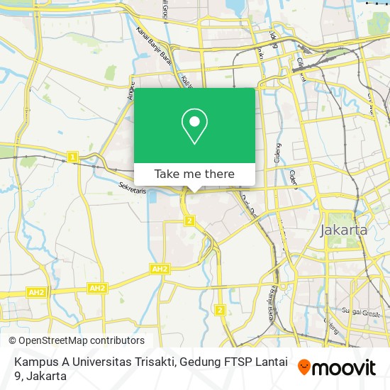 Kampus A Universitas Trisakti, Gedung FTSP Lantai 9 map