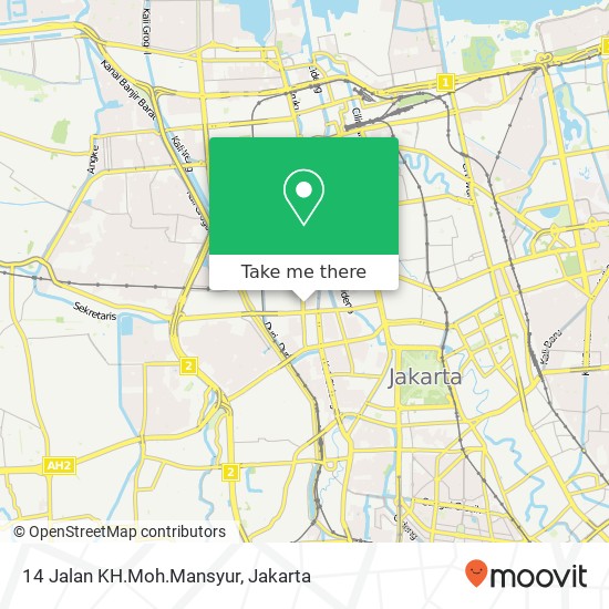 14 Jalan KH.Moh.Mansyur map