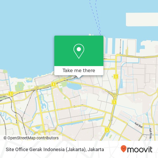 Site Office Gerak Indonesia (Jakarta) map
