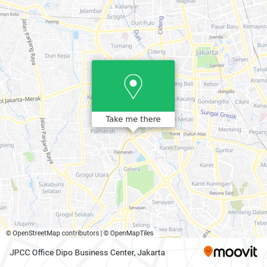 JPCC Office Dipo Business Center map