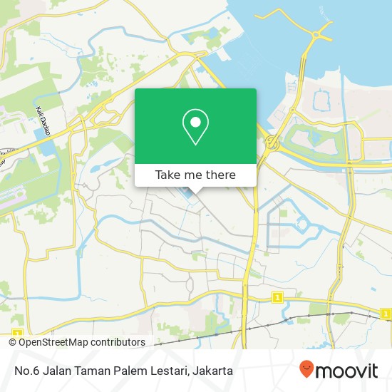 No.6 Jalan Taman Palem Lestari map
