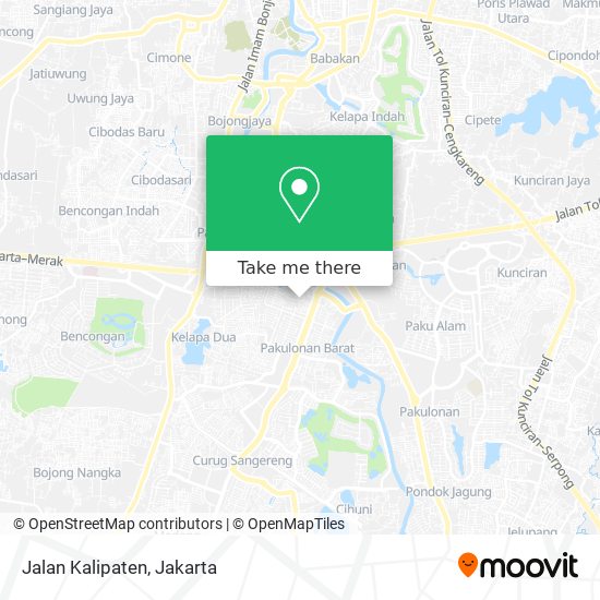 Jalan Kalipaten map