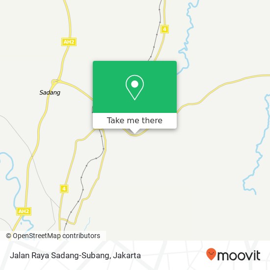 Jalan Raya Sadang-Subang map