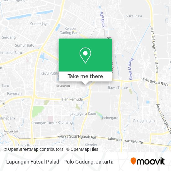 Lapangan Futsal Palad - Pulo Gadung map