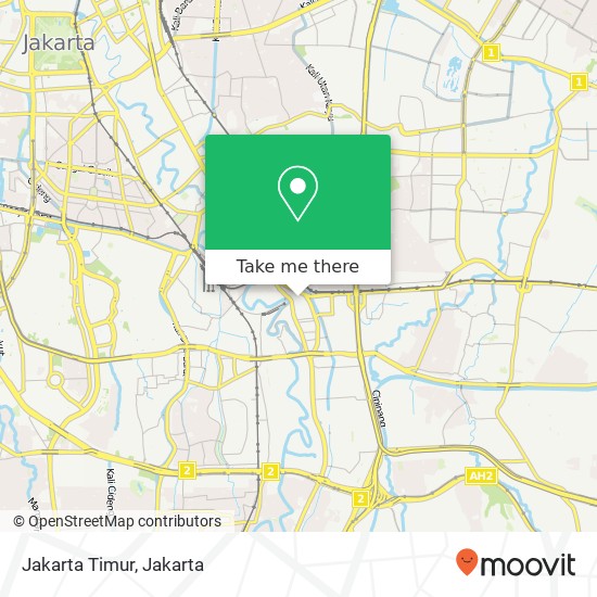 Jakarta Timur map