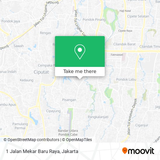 1 Jalan Mekar Baru Raya map