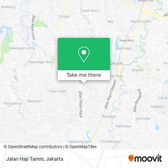 Jalan Haji Tamin map