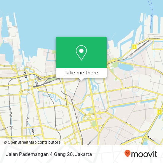 Jalan Pademangan 4 Gang 28 map