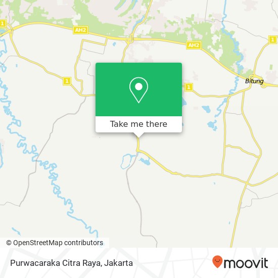 Purwacaraka Citra Raya map