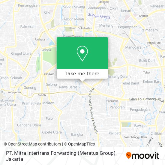 PT. Mitra Intertrans Forwarding (Meratus Group) map