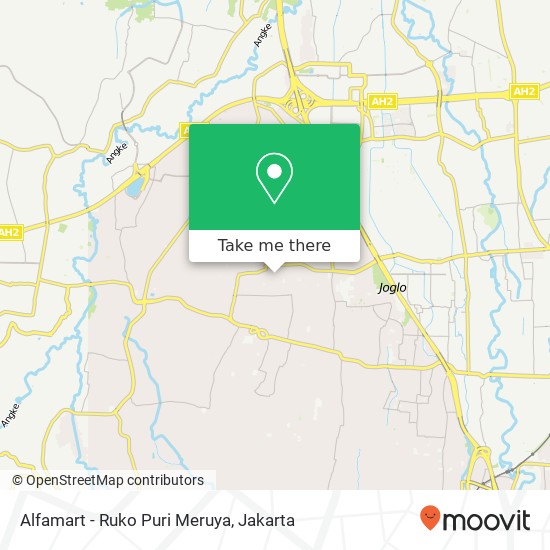 Alfamart - Ruko Puri Meruya map