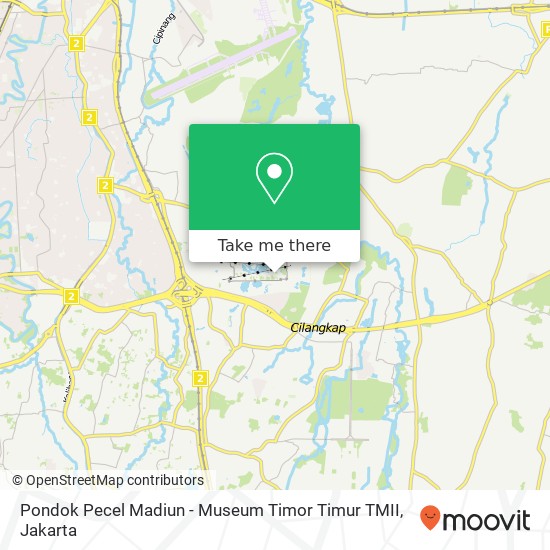 Pondok Pecel Madiun - Museum Timor Timur TMII map