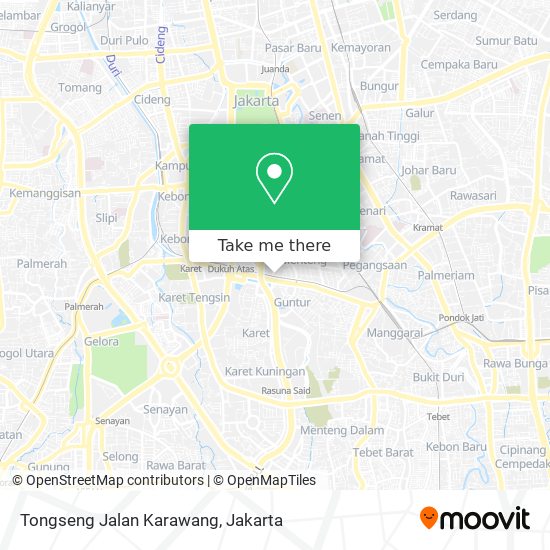 Tongseng Jalan Karawang map