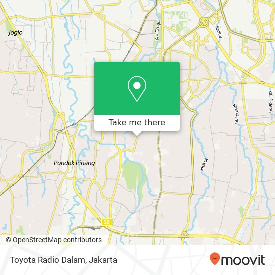 Toyota Radio Dalam map