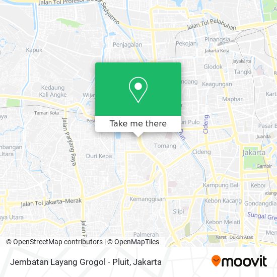 Jembatan Layang Grogol - Pluit map