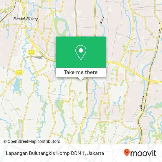 Lapangan Bulutangkis Komp DDN 1 map