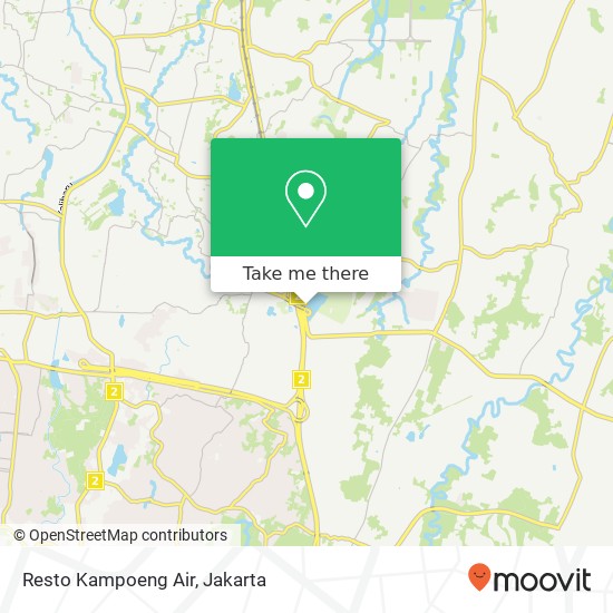 Resto Kampoeng Air map
