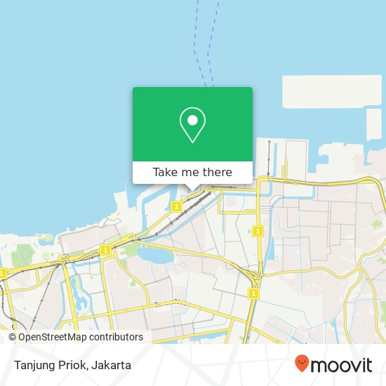 Tanjung Priok map