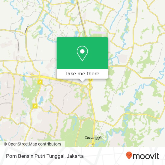 Pom Bensin Putri Tunggal map