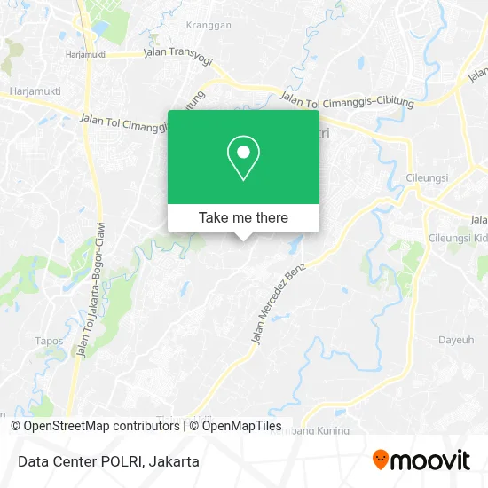 Data Center POLRI map
