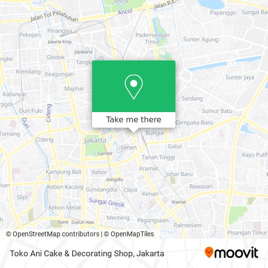 Toko Ani Cake & Decorating Shop map