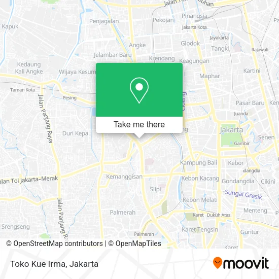Toko Kue Irma map
