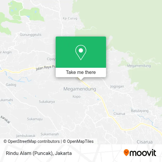 Rindu Alam (Puncak) map