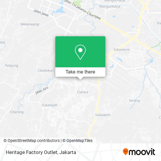 Heritage Factory Outlet map