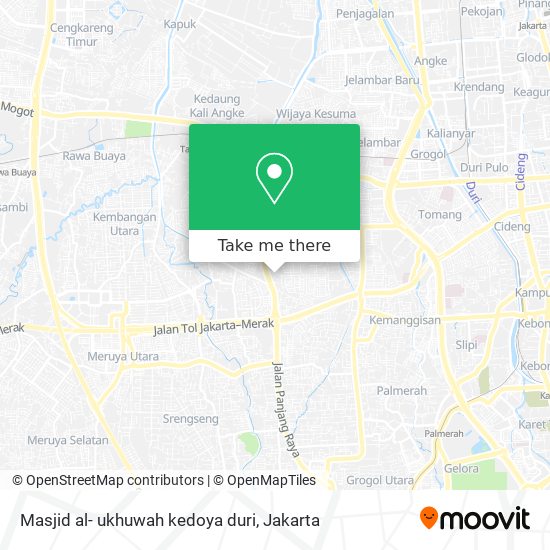 Masjid al- ukhuwah kedoya duri map