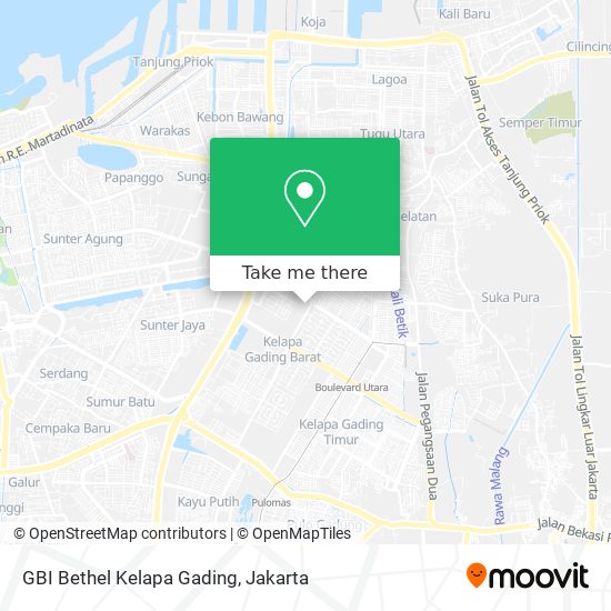 GBI Bethel Kelapa Gading map