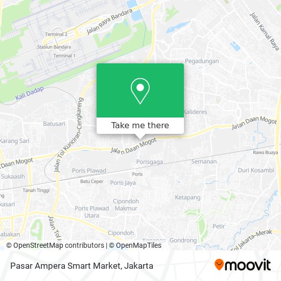 Pasar Ampera Smart Market map