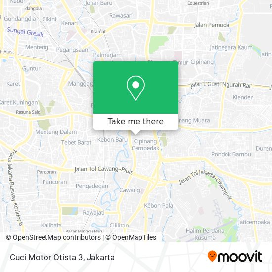 Cuci Motor Otista 3 map